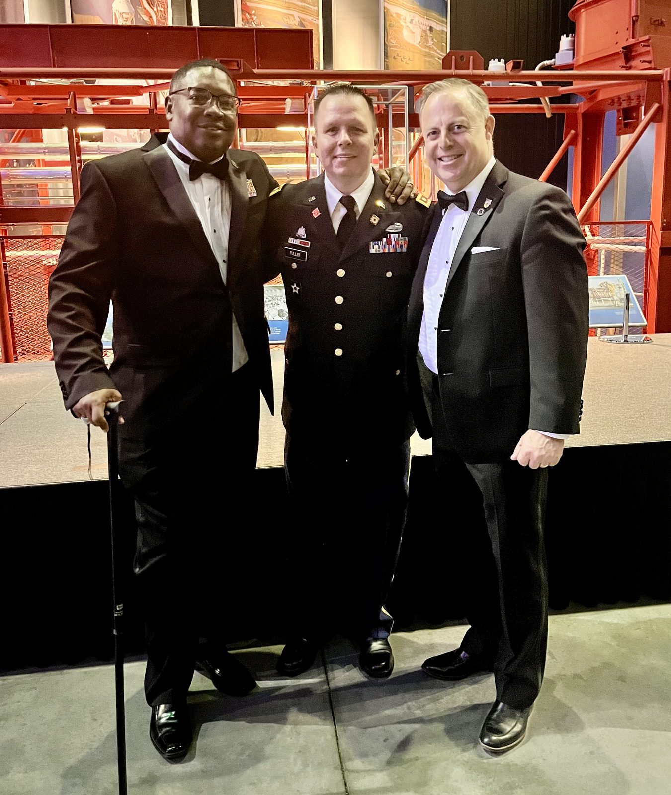 Jody Fuller in Army dress blues at the AUSA Liberty and Legacy Ball in Huntsville